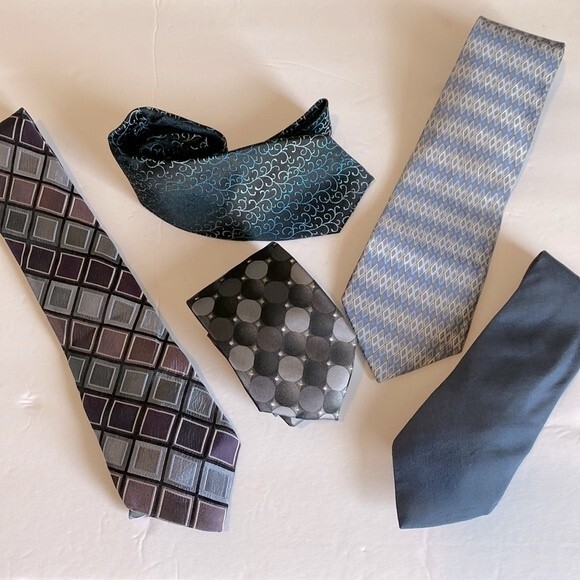 100% silk! Kenneth Cole Crazyhorse Croft & Barrow & More 5 for the price of one!